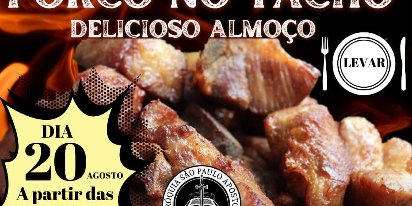 PORCO NO TACHO TEM INGRESSOS LIMITADOS