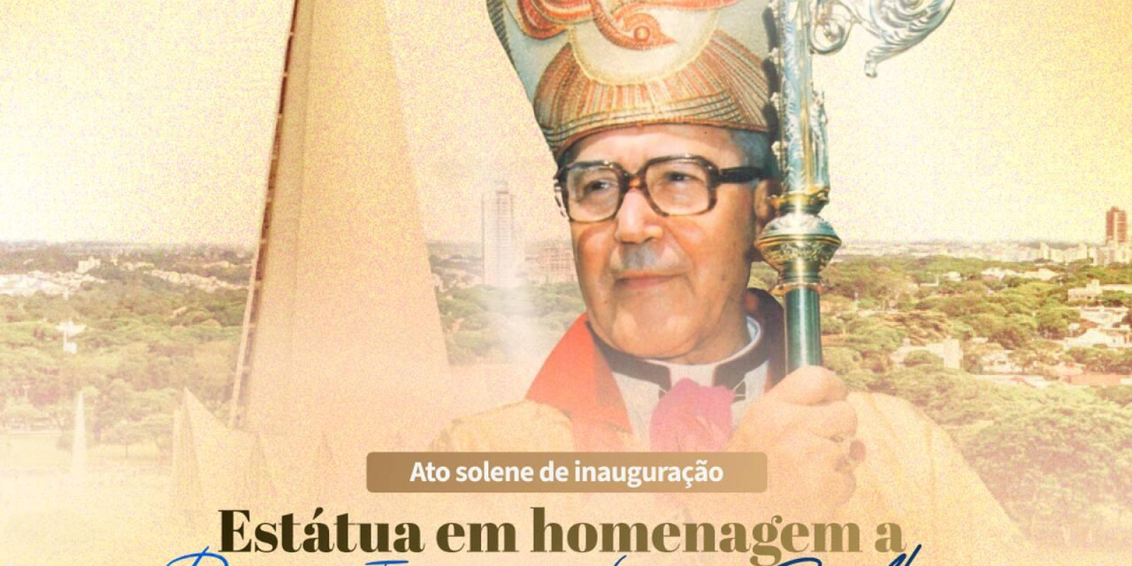 Estátua de Dom Jaime será inaugurada na Praça da Catedral