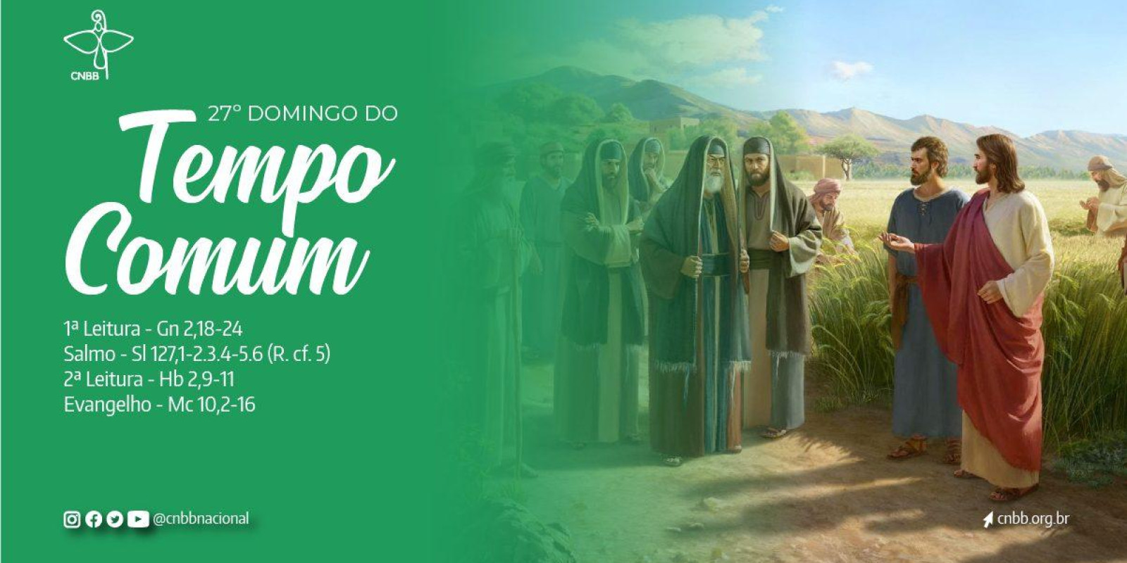 ESCALA DO 27º DOMINGO DO TEMPO COMUM