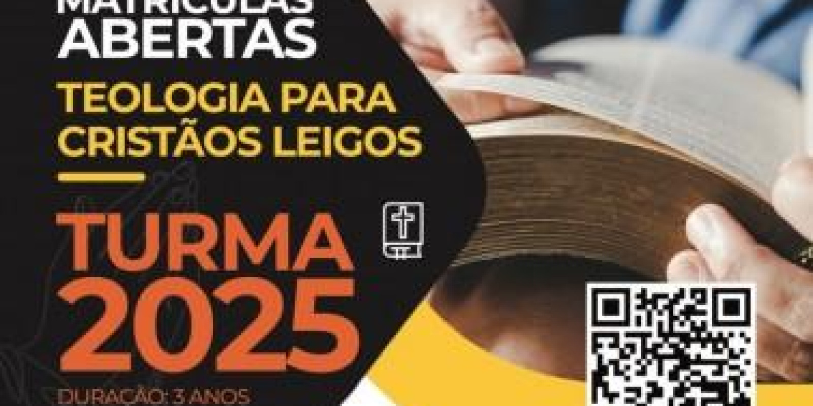 ESCOLA DE TEOLOGIA ABRE AS INSCRIÇÕES PARA TURMA DE 2025