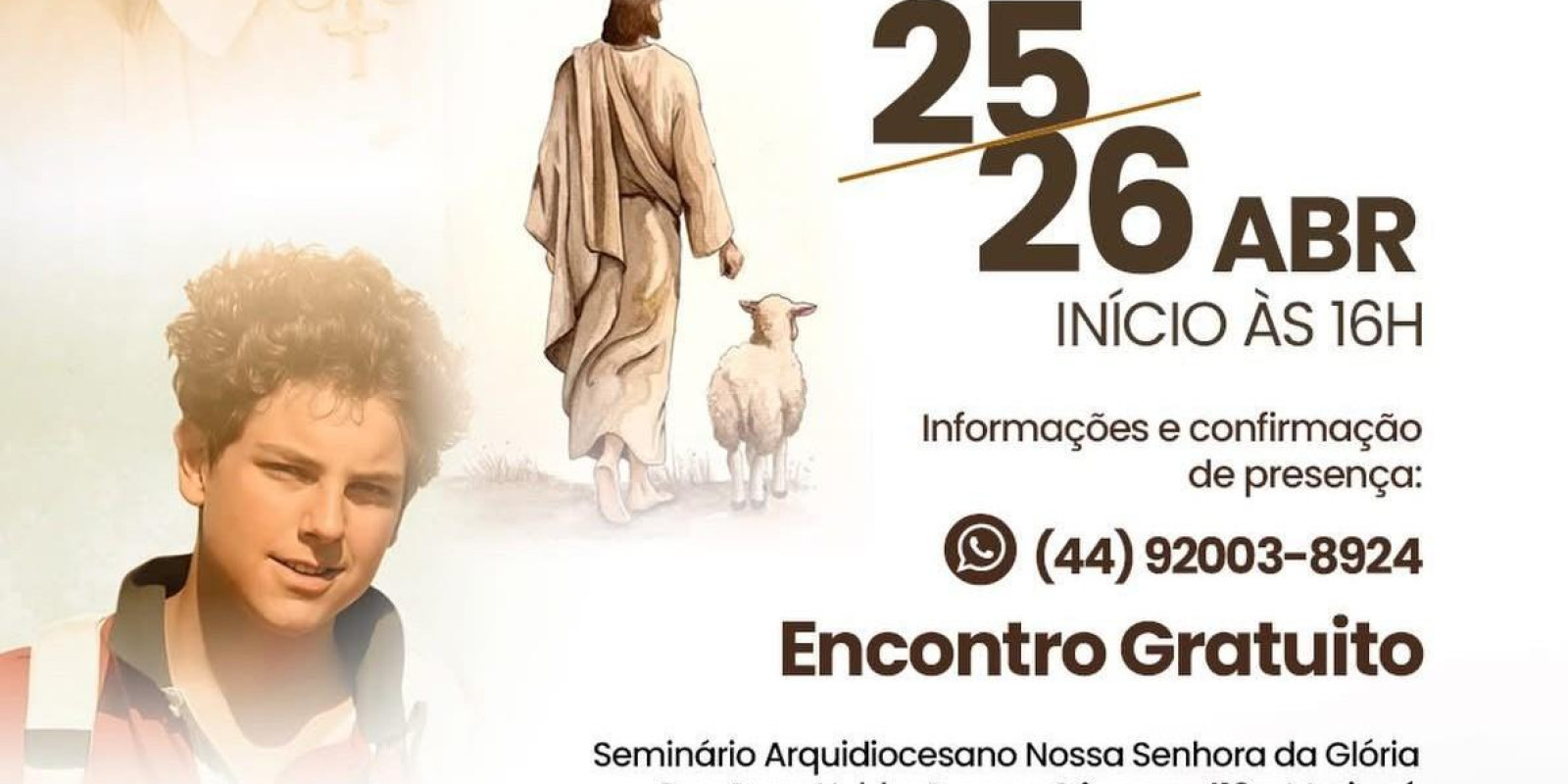 SEMINÁRIO DE MARINGÁ RECEBE JOVENS PARA RETIRO