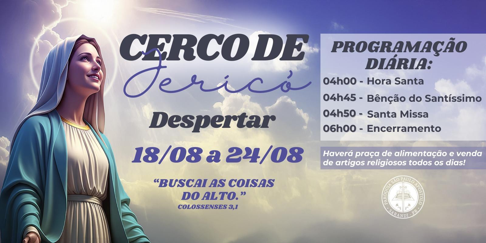 CERCO DE JERICÓ DESPERTAR CERCO DE JERICÓ DESPERTAR