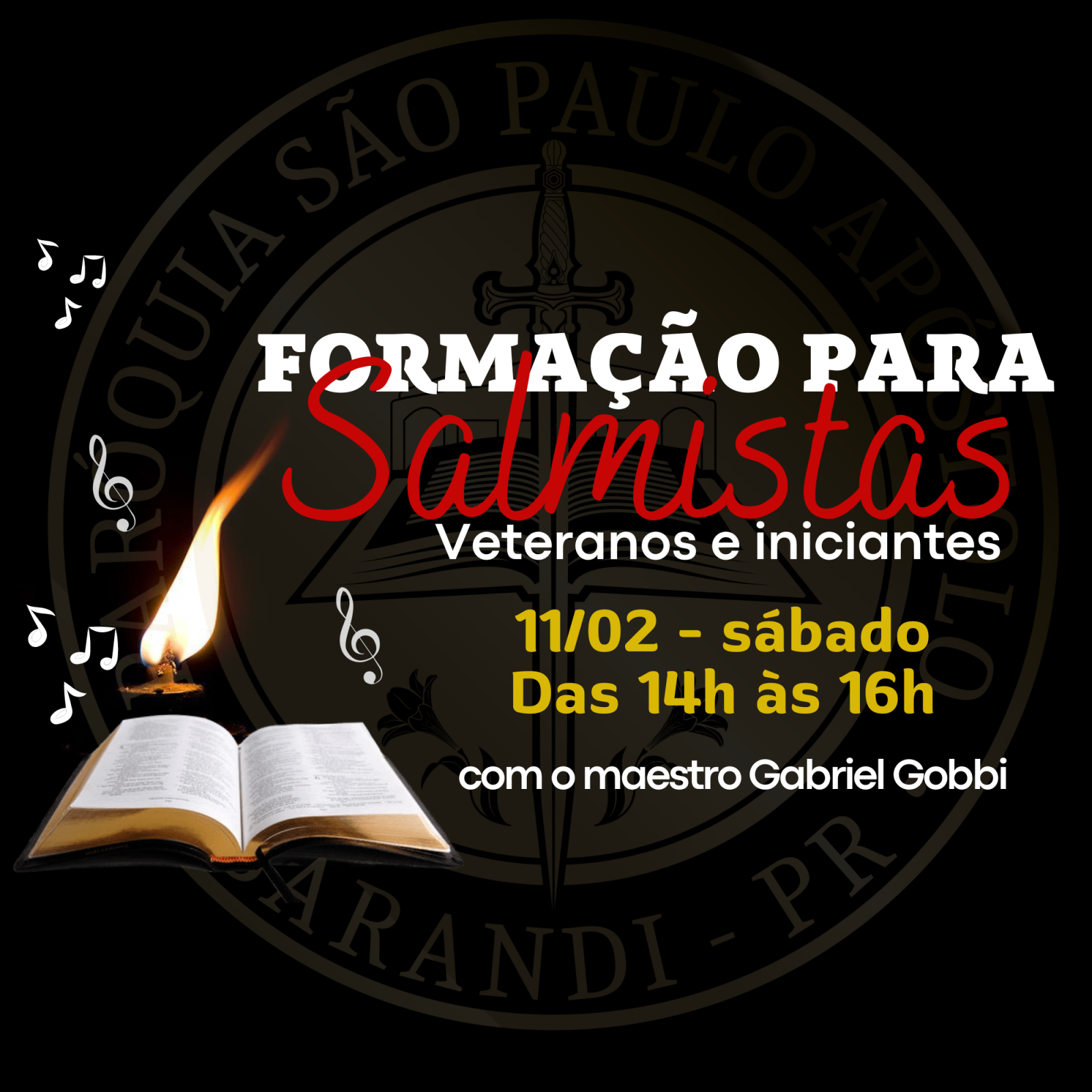 Formação para Salmistas com maestro Gabriel Gobbi