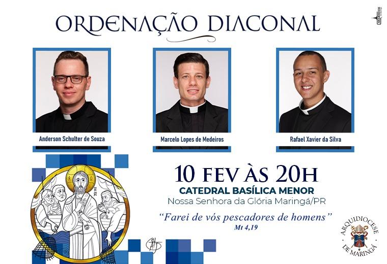 Marcelo de Medeiros convida comunidade para a ordenação diaconal