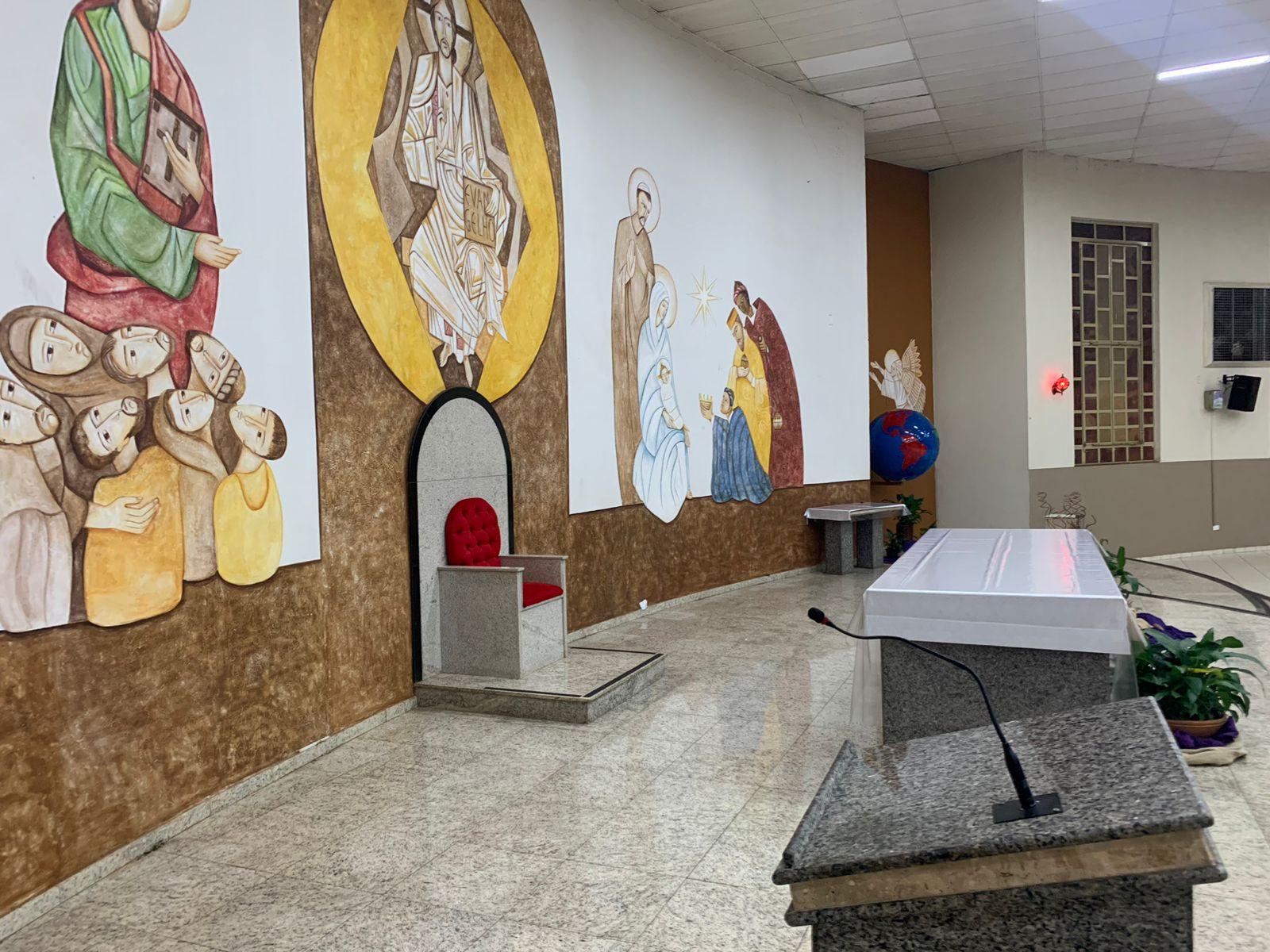 Fim de um ciclo: Matriz é interditada com avanço da obra de ampliação e reforma Fim de um ciclo: Matriz é interditada com avanço da obra de ampliação e reforma