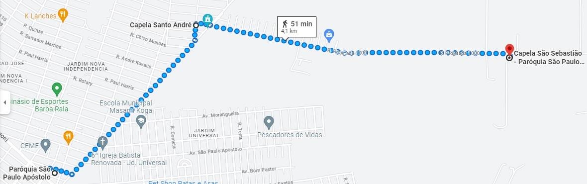 Caminhada quaresmal começa às 5h da manhã com doações de alimentos Caminhada quaresmal começa às 5h da manhã com doações de alimentos