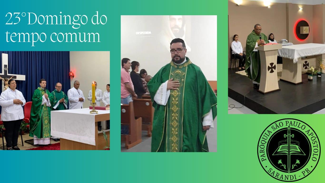 TRÊS MISSAS EM SÁBADO HISTÓRICO