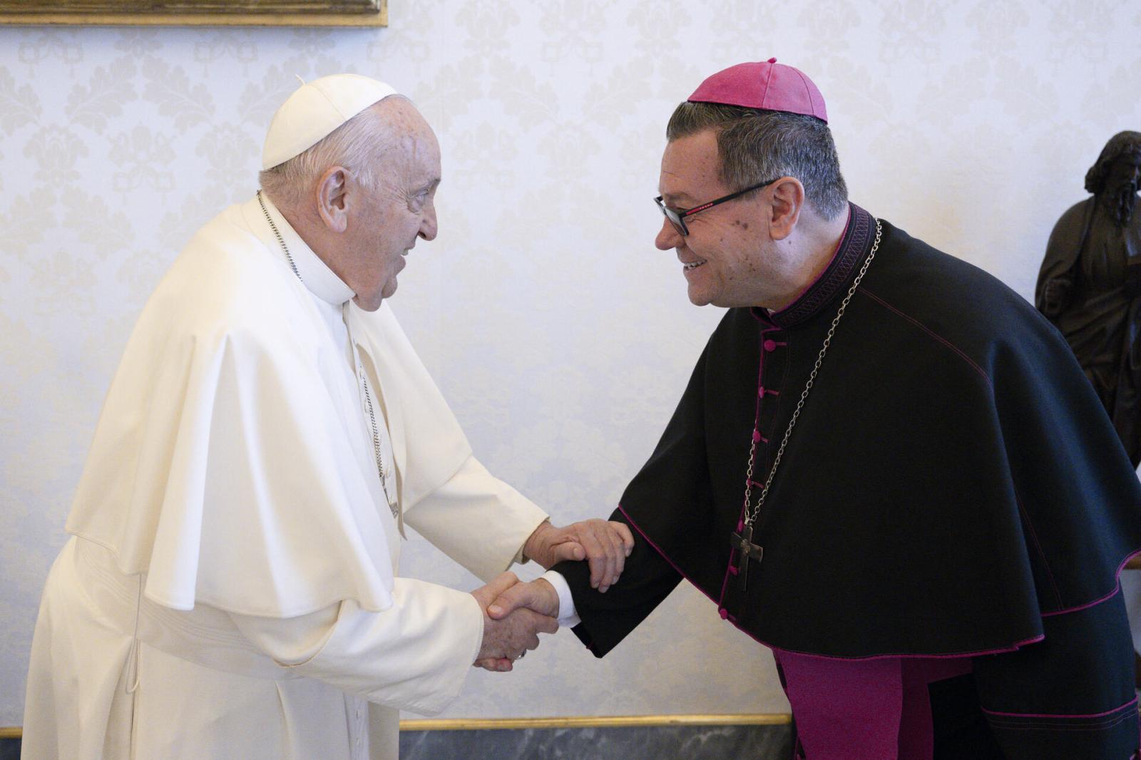 DOM SEVERINO VISITA PAPA FRANCISCO