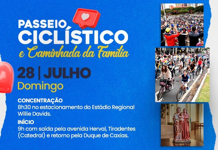 SETOR FAMÍLIA REALIZA PASSEIO CICLÍSTICO E CAMINHADA DA FAMÍLIA 2024