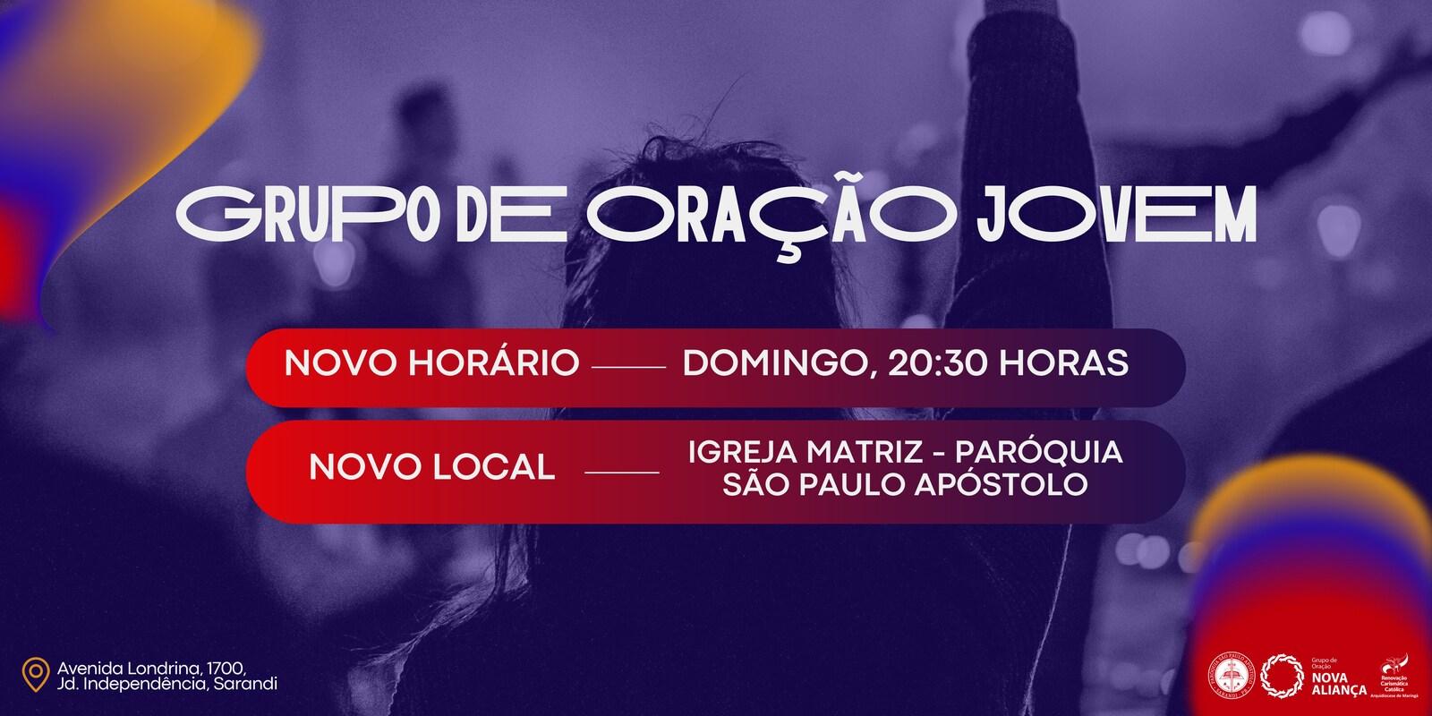 MATRIZ GANHA GRUPO DE ORAÇÃO JOVEM