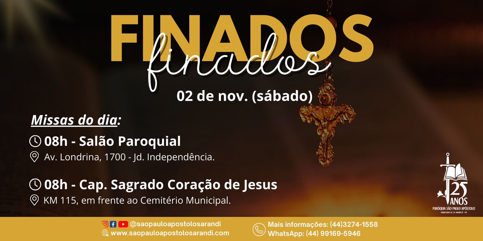 ESCALA DA COMEMORAÇÃO DE TODOS OS FIÉIS DEFUNTOS