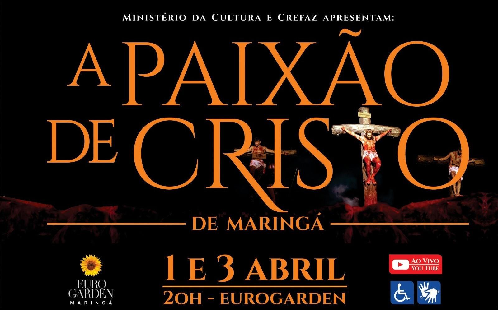 ENCENAÇÃO DA PAIXÃO DE CRISTO SERÁ DE 01 A 03 DE ABRIL